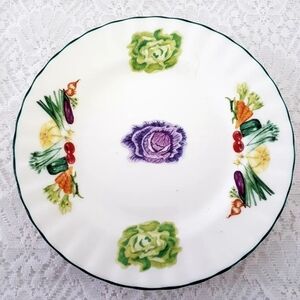 Vintage Royal Vale Bone China Vegetable Side Plates Set of 4